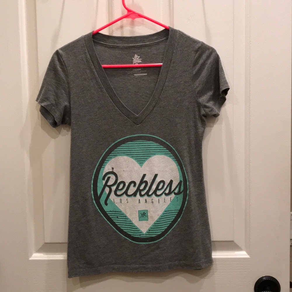 V Neck Reckless T Shirt
